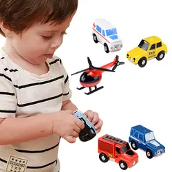 Детские электрический игрушечный поезд магнитные игрушечная железная дорога совместимы с Т-хомасом трек деревянный трек Brio детские