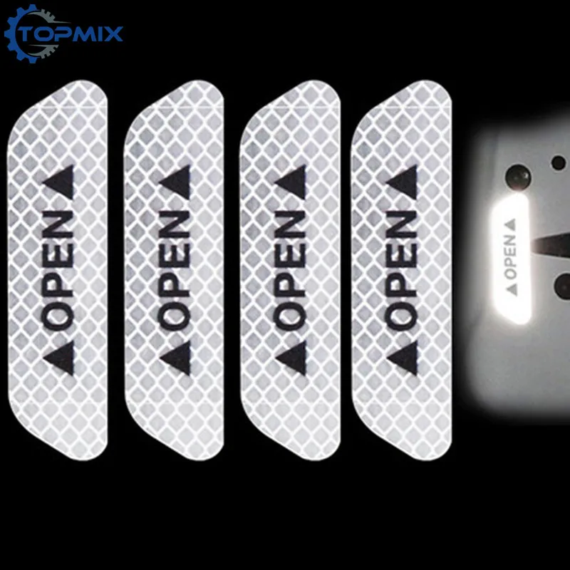 Car Door OPEN Sticker White