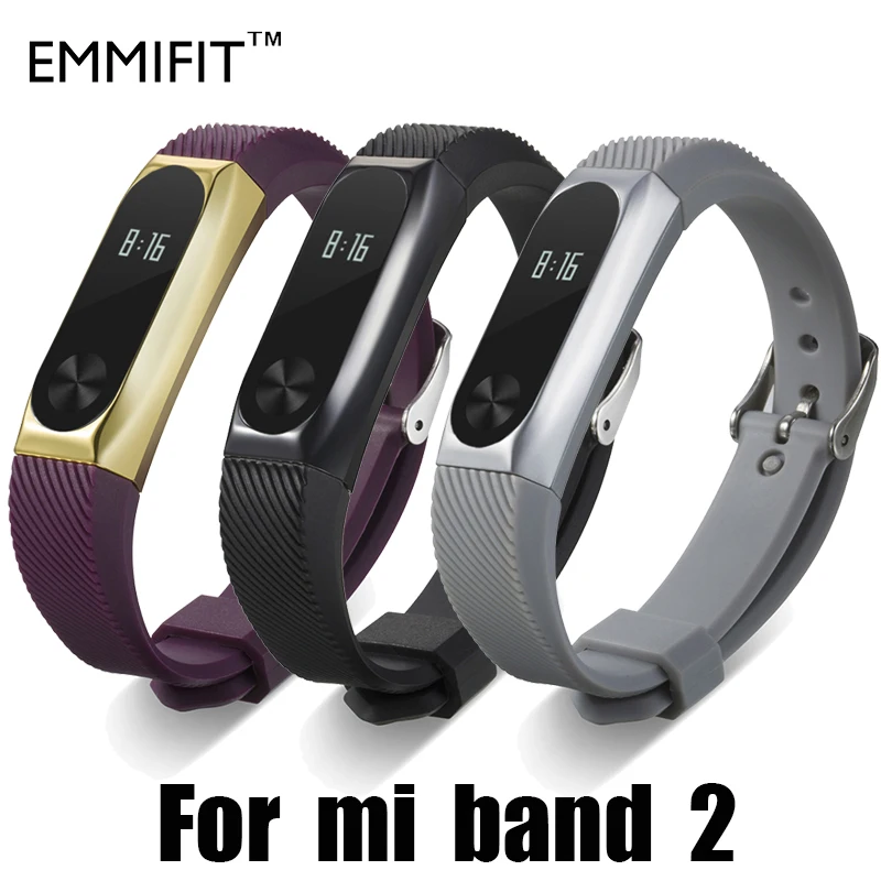 Ремешок для браслета Xiaomi Mi Band 2 цветной металлический сменный смарт браслет