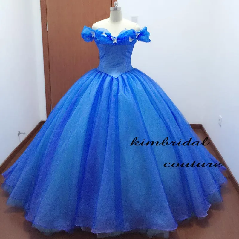 cinderella dress with butterflies