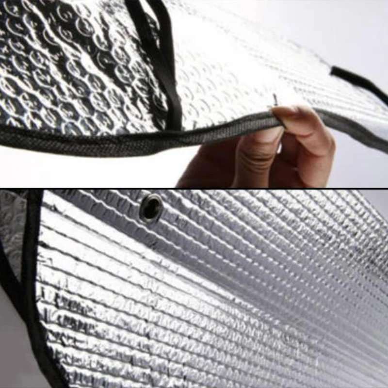 

Folding Jumbo Front Rear Car-Window Sun Shade Auto Visor Windshield Block Cover