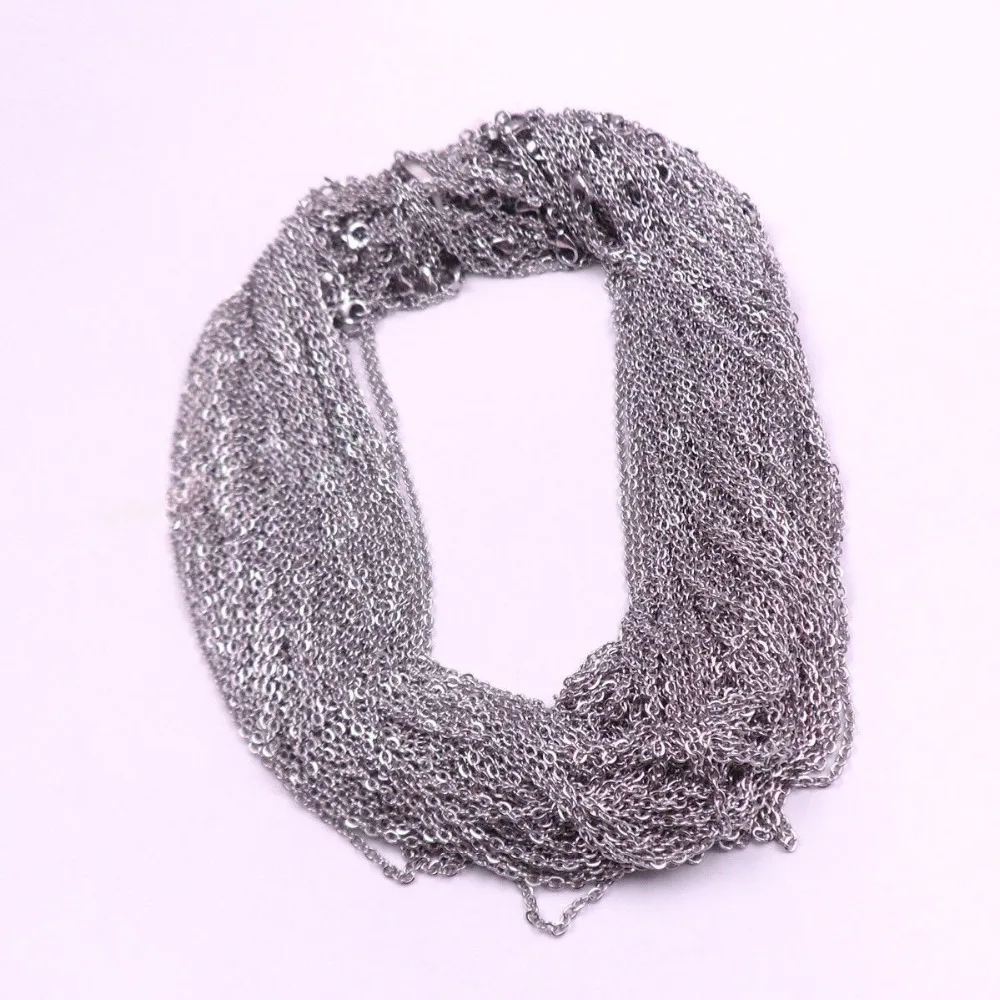 Цепочка Из Нержавеющей Стали 1 5/2/2/3 мм 10/20/50/100 шт.|necklace chain|chain wholesalestainless steel |