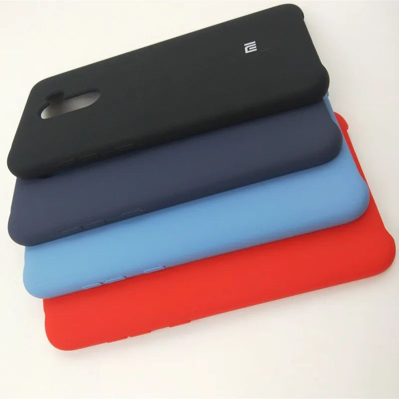 Чехол для Xiaomi PocoPhone F1, жидкий силиконовый защитный чехол, шелковистый мягкий на ощупь чехол, ультра тонкий чехол для мобильного телефона