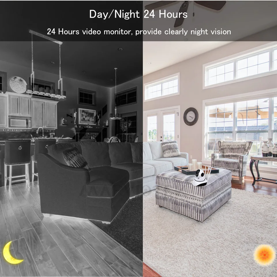 Ip-камера 720 P, 1080 P, wifi, ночное видение, сетевая камера наблюдения, Домашняя безопасность, подключи и играй, PTZ, автоматическое отслеживание, ip-камера, wifi