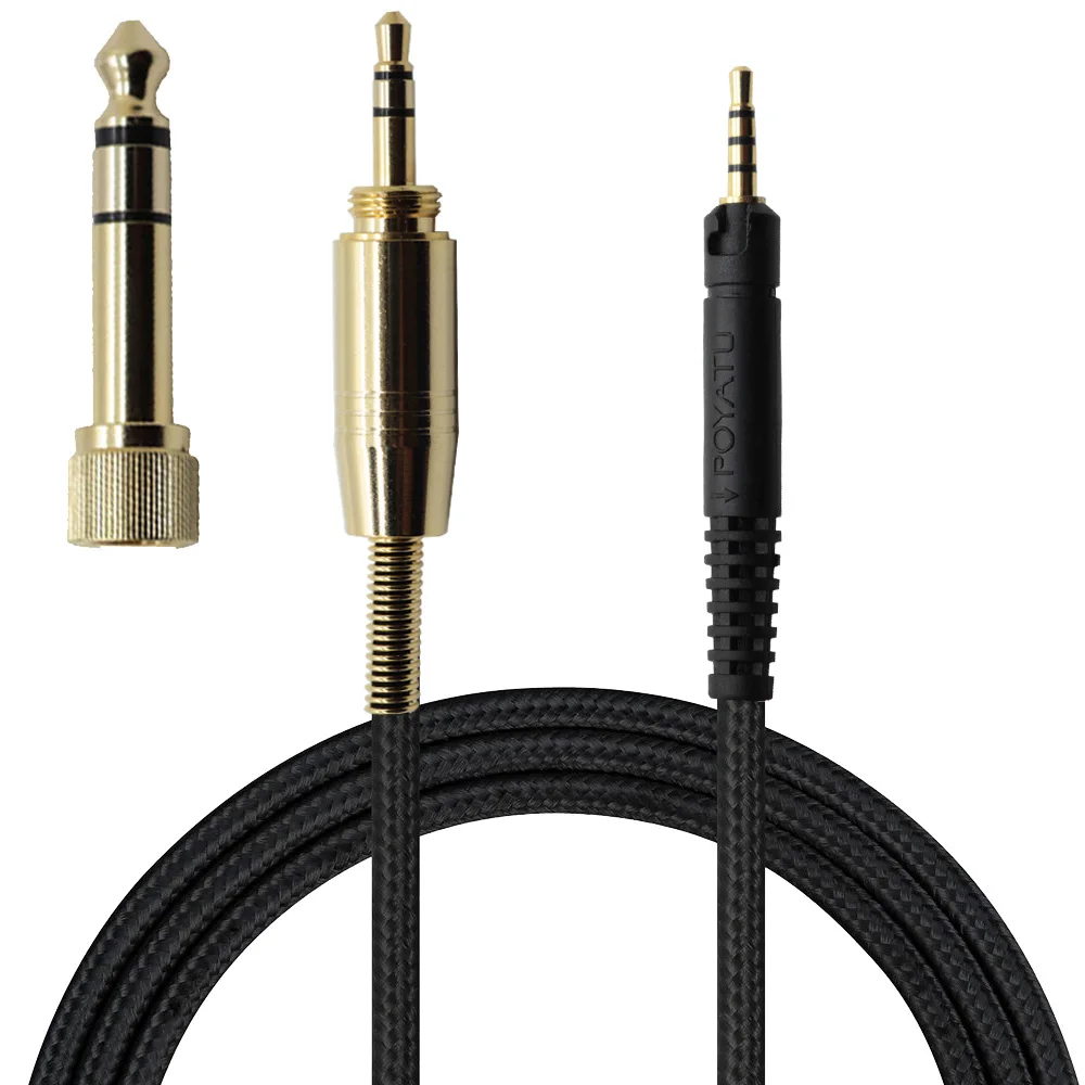 

Poyatu 1.2M HD598 HD558 HD518 HD 598 Headphones Replacement Cable Hifi Cables OCC Wires for HD 598 HD 558 HD 518 Headphones