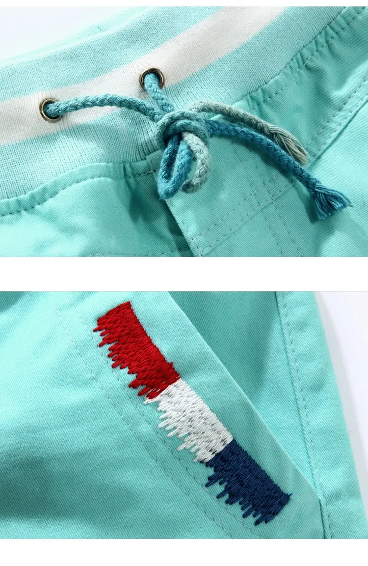 Men's Excellent Drawstring Closure Shorts Details