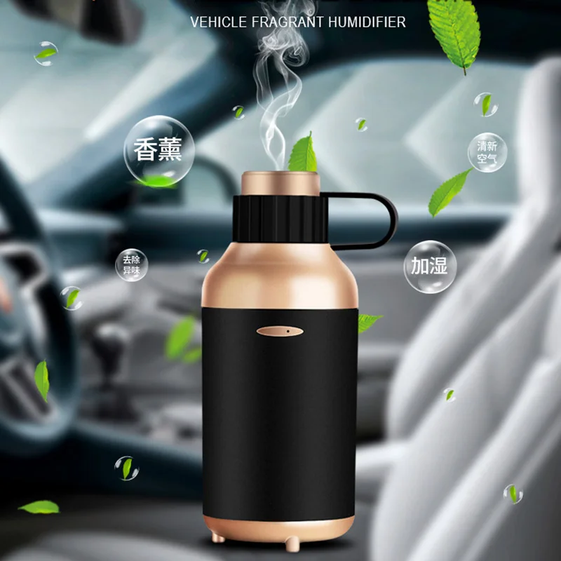 

GXZ Ultrasonic Aroma Diffuser USB Car Air Humidifier Air Freshener Mist Maker Mini Office Air Purifier 4 Colors