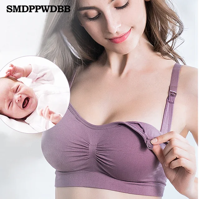 SMDPPWDBB Breast Feeding Bra Maternity Bra Nursing Bra Breastfeeding