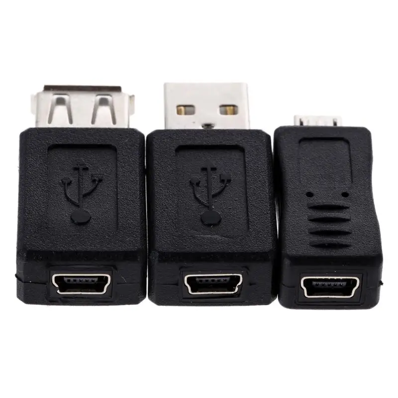12 шт./компл. USB OTG адаптер разъем 5Pin Changer штекер к гнезду микро мини конвертер