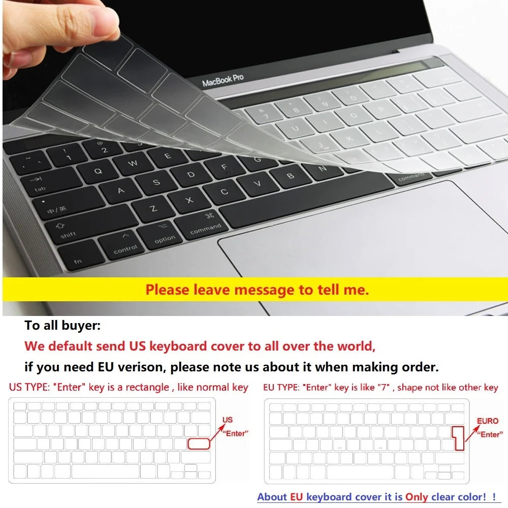 Жесткий чехол для ноутбука + клавиатуры 11 6 12 13 3 15 дюймов Apple Macbook Air Pro Retina Touch Bar &