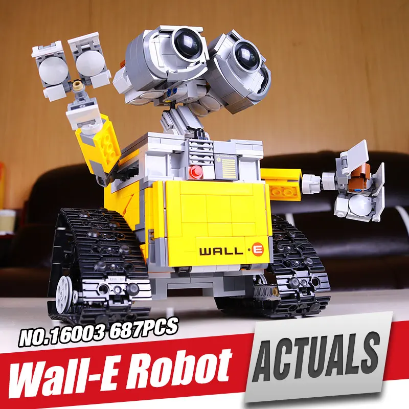 2016 New font b Lepin b font 16003 Idea Robot WALL E Building Set Kits Minifigures