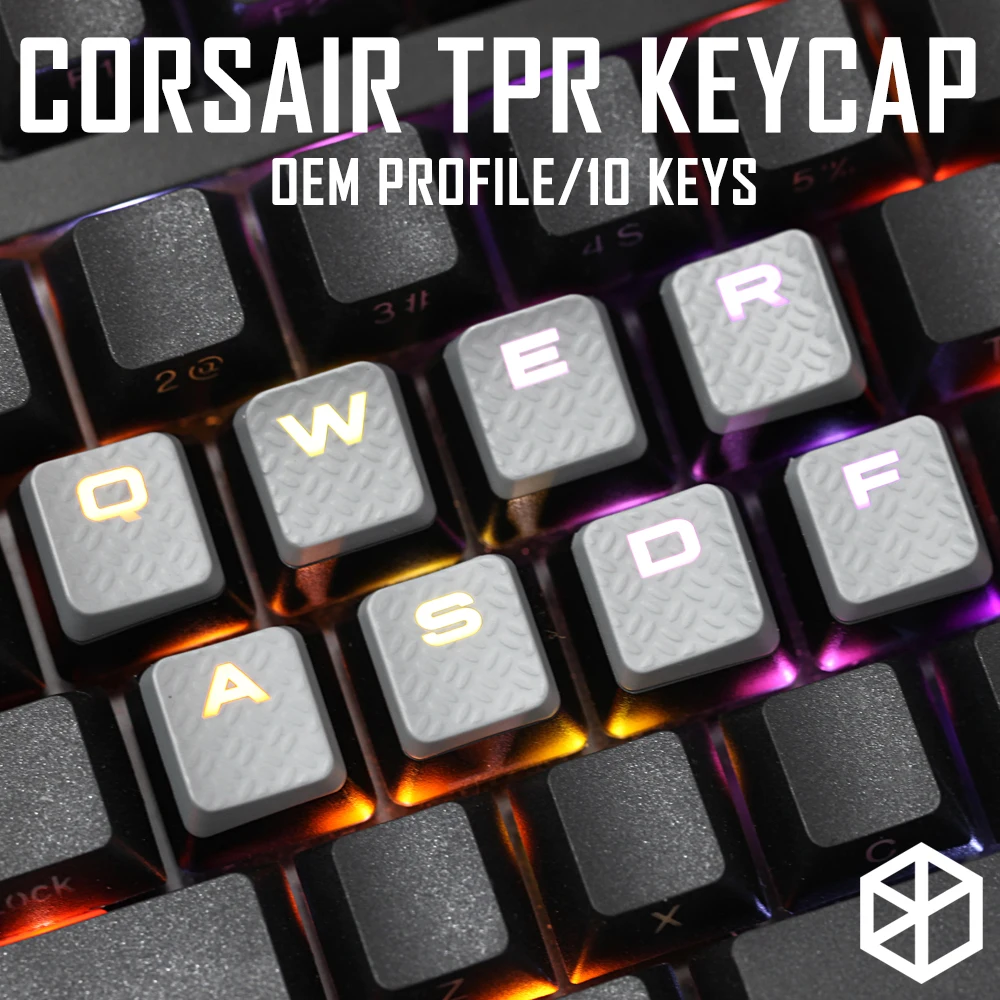 Набор игровых колпачков для клавиш Cherry MX совместимый с OEM набор из 10 wasd