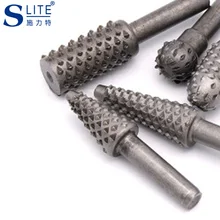 Slitee 5 Sets Of Black Woodworking Raschin Rod Rotary File Accessories Kit Electric Grinding Head Dremel tools