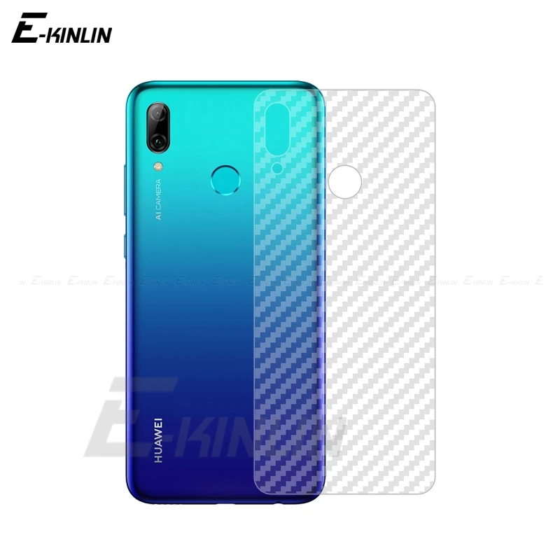 

Clear Soft Carbon Fiber Protective Back Film For HuaWei P Smart Z Plus 2019 GR5 2017 Rear Screen Protector Not Tempered Glass