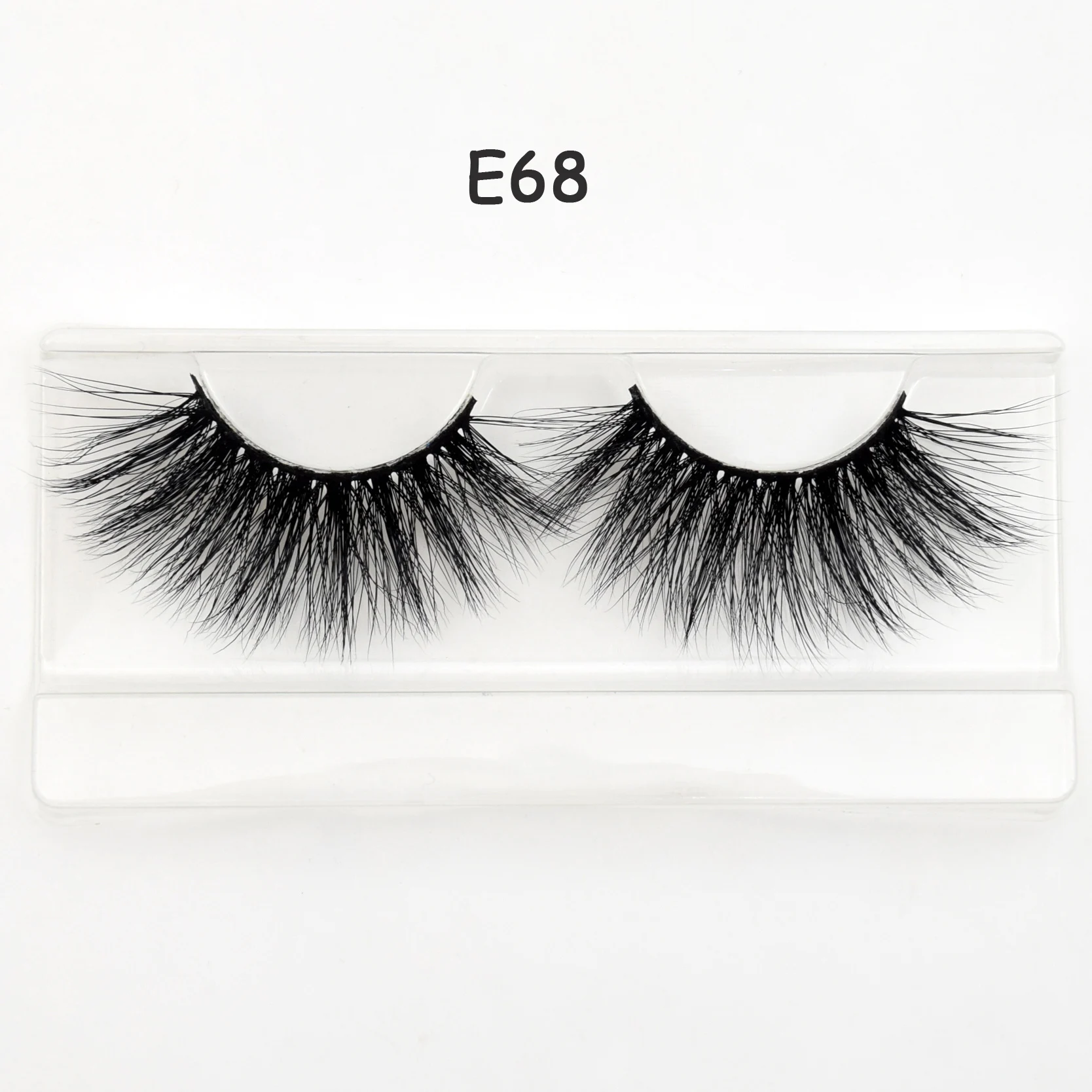 

Visofree 25mm Faux Mink Lashes Super Natural Realistic Mink Lashes Long Winged Eyelashes 2pairs/box Extension Faux cilios E68