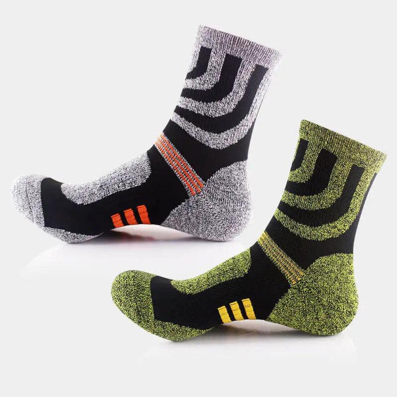 

Men's Sport Socks Athletic Ankle Socks 2 Pairs Cotton Breathable Socks One Size Cycling Bowling Camping Hiking Sock 2 Colors