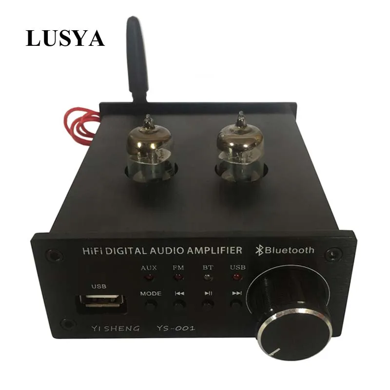 

Lusya Bluetooth V4.2 Tube Preamplifier Board 6J1 bile preamp tube Amplificador DC12V