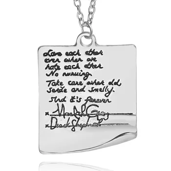 

Vintage Letter Pendant Necklace Fashion Jewelry For Women&Men 24pcs/lot