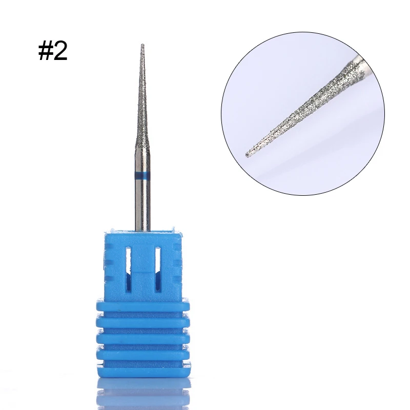 1 шт. сверло для ногтей, Шлифовальная Пилка Для электрической машины, педикюр, средство для удаления кутикулы, профессиональный инструмент для ухода за ногтями - Цвет: 2