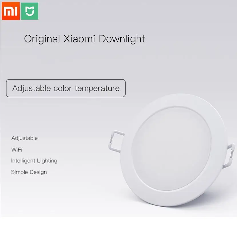 Умный светильник Xiaomi MI Mijia умный с дистанционным управлением поддержкой Wi Fi белым