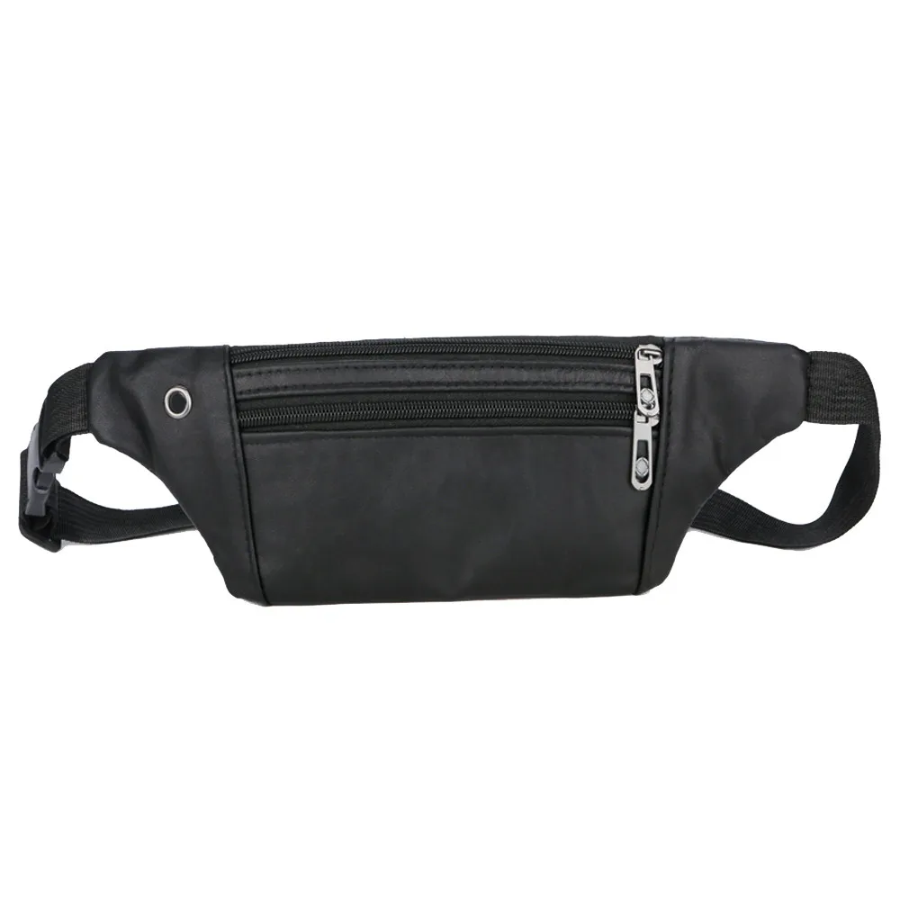 Unisex Women Men's Chest Pack Bag Casual Zipper Unisex Waist Pack Bag