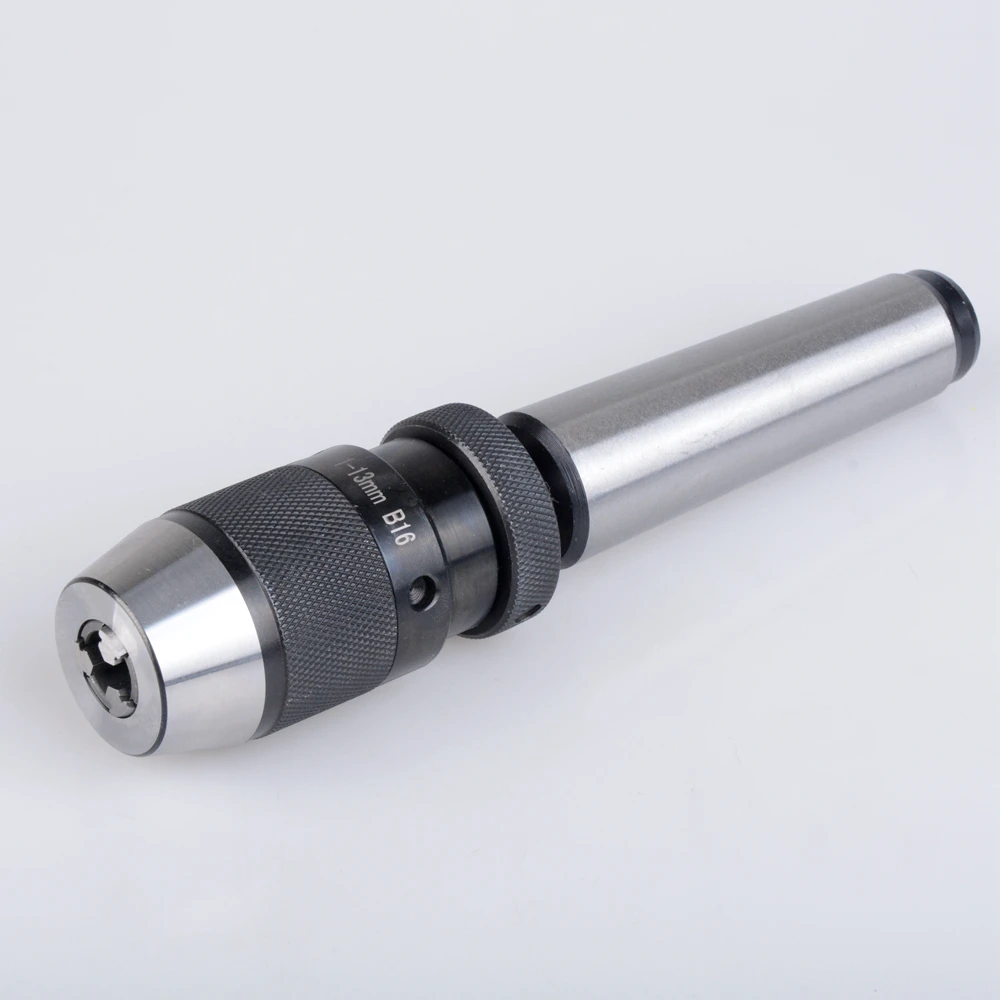 Drill Chuck Arbor B16 (1 13mm) Self Tighten Keyless Drill Chuck & MT4 B16 Arbor Fits For Almost