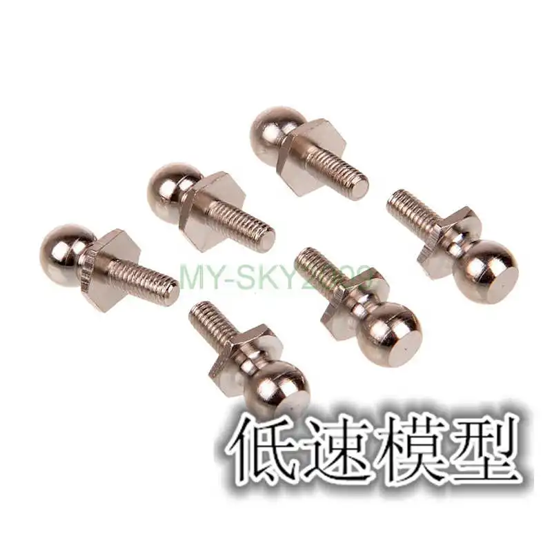 

6PCS HSP 02038 Metal Ball Head Screw 6P For 1/10 RC Model Car Flying Fish 94122 94123 94106 94166 94155 94177 94111 94188