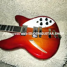 Гитары 6 струн вишня взрыв электрические гитары OEM Музыкальные инструменты