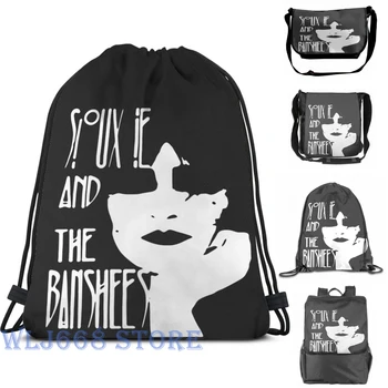 

Funny graphic print shoulder Bags women Siouxsie & The Banshees Single shoulder backpack travel for men Gym Bag