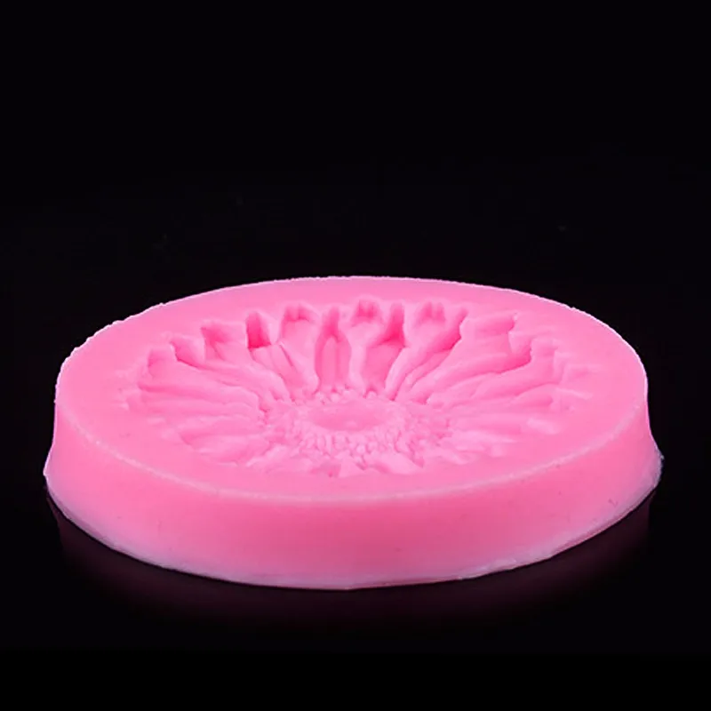 Новинка, Лидер продаж, 1 шт., форма подсолнуха, 3D силиконовая форма для торта, средство, мыло, форма для шоколада, кухонная форма для выпечки, глина