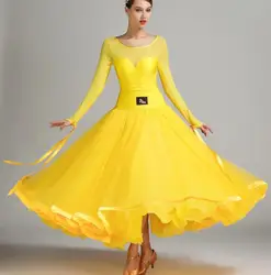 Ballroom dress waltz dress rumba standard smooth dance dresses S7007 Ballroom dance competition dress red wine red blue black