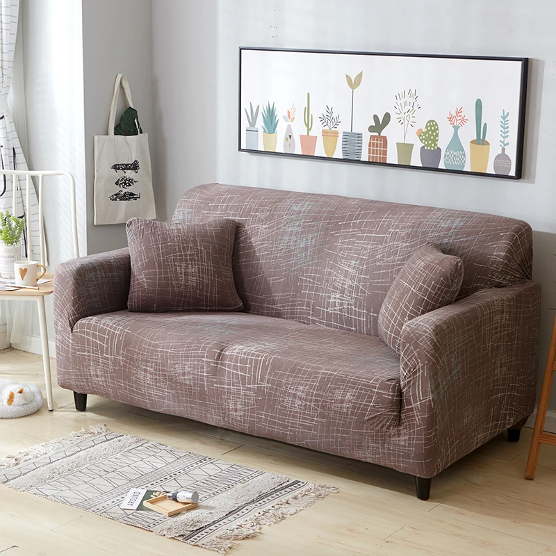 

Flower Elastic Sofa Cover Spandex Modern Polyester Corner Sofa Couch Slipcover Chair Protector Living Room 1/2/3/4 Seater