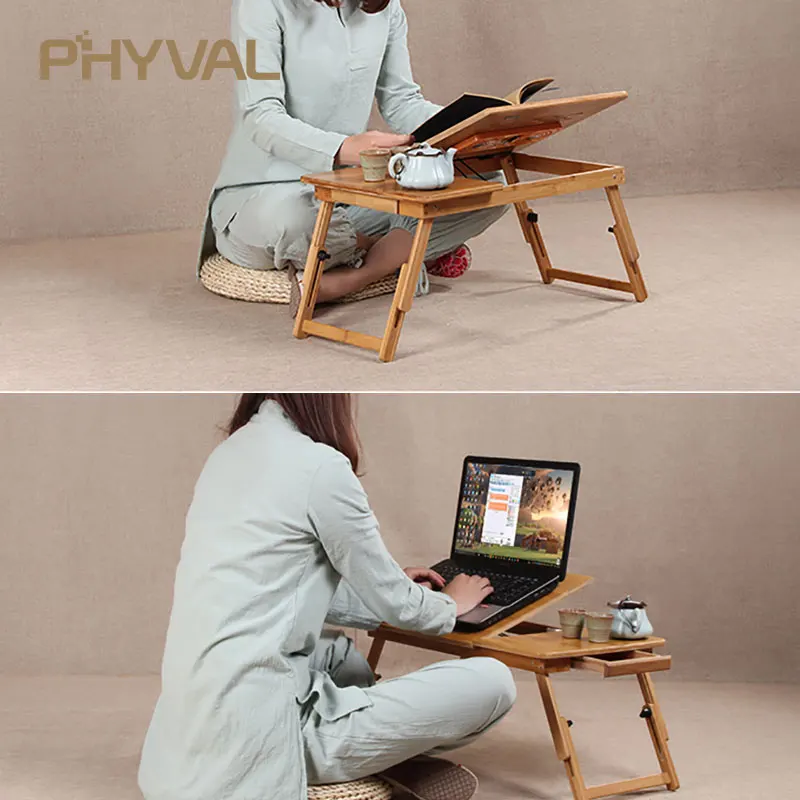 Portable Folding Bamboo Laptop Table Sofa Bed Office Laptop Stand Desk With Fan Bed Table For Computer Notebook Books Portable Folding Bamboo Laptop Table Sofa Bed Office Laptop Stand Desk With Fan Bed Table For Computer Notebook Books