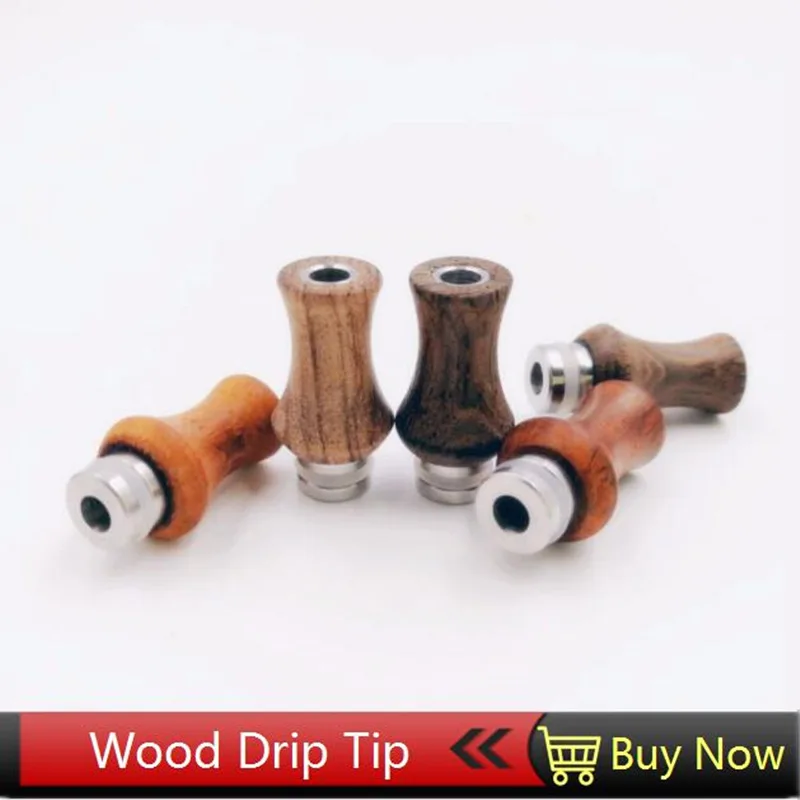 

5pcs/lot Veeape Mini wood 510 thread drip tip replacement mouthpiece for RDA RBA Atomizer DIY vaporizer