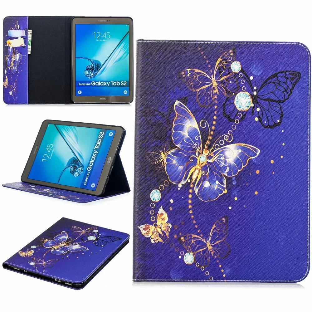 For Samsung Galaxy Tab S2 9.7 inch SM T810 SM T815 Covers Cases PU