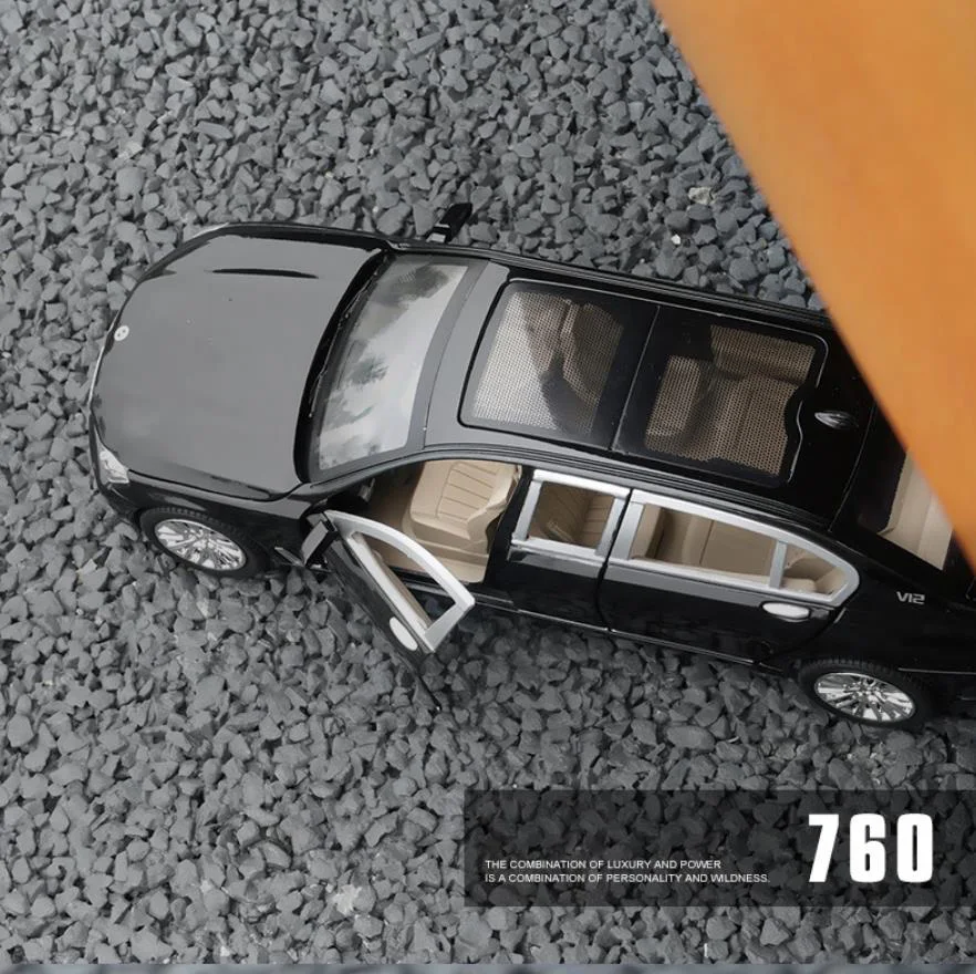 Горячая 1:24 масштабные колеса немецкая известная марка 760Li Металлическая Модель