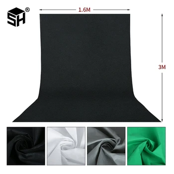 

1.6X3m fotografia Photography studio Green Screen Chroma key Background Backdrop for Studio Photo lighting Non Woven 4PCS