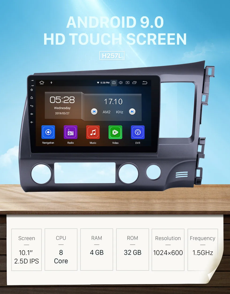 Clearance Seicane Android 9.0 10.1" One Din Car Radio Audio GPS Navigation Multimedia Player Head Unit For 2006-2011 Honda CIVIC RHD 1 Clearance Seicane Android 9.0 10.1" One Din Car Radio Audio GPS Navigation Multimedia Player Head Unit For 2006-2011 Honda CIVIC RHD 1