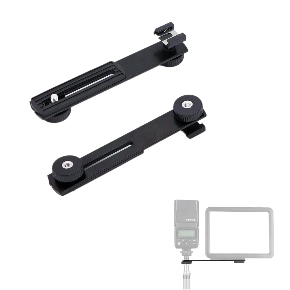 

Digital DV DSLR Camera Accessories Flash Light Bracket Mount Hot Shoe Adapter Mounting Holder 1/4 Screw for Canon Nikon YONGNUO