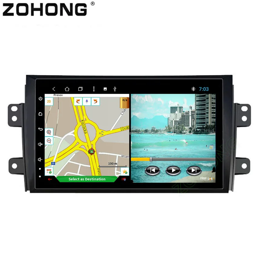 

2.5D Octa Core Android8.1 car dvd Player For Suzuki SX4 2006 2007 2008 2009 2010 2011 2012 2013 CAR Radio gps navigation BT WIFI