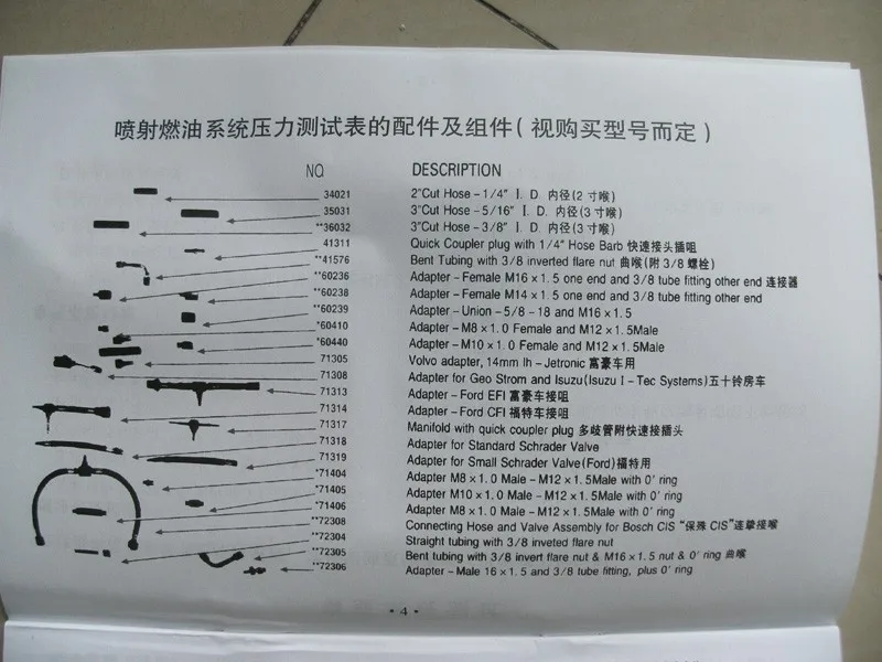 Высокое качество tu-443 TU443 топлива Давление Тесты er комплект Мастер Впрыска Топлива Давление Тесты комплект TU443 манометр