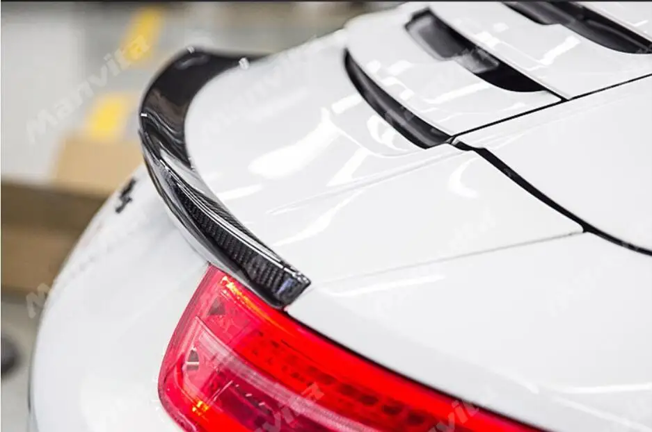 JINGHANG Carbon Fiber Car Rear Wing Trunk Lip Spoilers Fits For Porsche