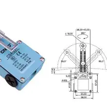 4 шт./лот высокое качество CNTD CSA-031 Регулируемый рычаг Концевой переключатель/микро переключатель Ui 380V Ith 10A
