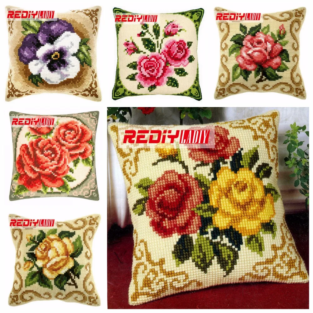 Popular Cross Stitch Cushion-Buy Cheap Cross Stitch Cushion lots from China Cross Stitch Cushion ...