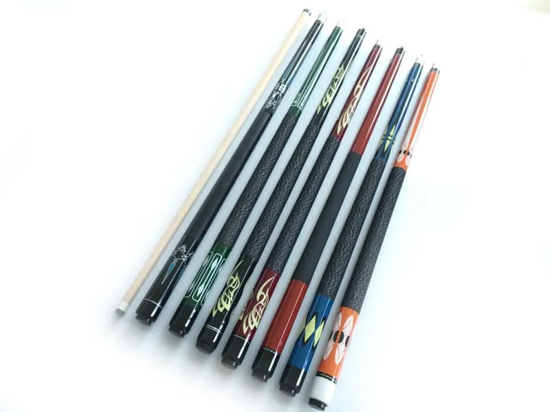 2017 Latest Cues 1/2 Jointed Maple Shaft 57 Inch, 13MM Leather Tip