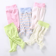 Штаны для малышей из хлопка; детские леггинсы; детская одежда; колготки для новорожденных; Штаны для мальчиков и девочек; эластичные весенние брюки для малышей