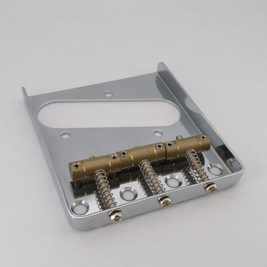 

Guitar Bridge for telecaster Brass Vintage Saddle Chrome Diecast standard size