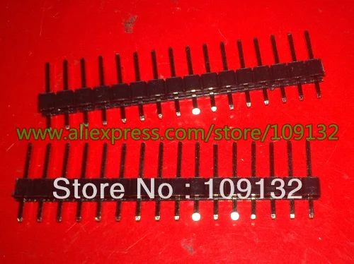 

10pcs/lot 1 x16 16 p row needle single row single needle with 2.54 MM spacing LCD1602 matching