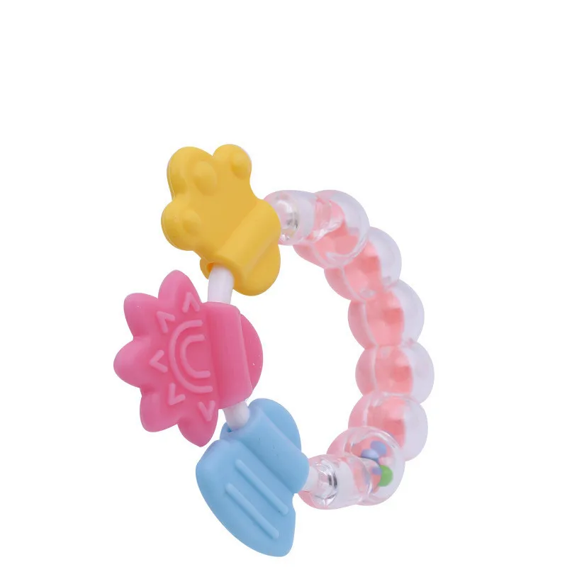 Детский Силиконовый грызунок молярная Зубная щётка для обучающий зубной милый малыш колокольчика, игрушки, массажер