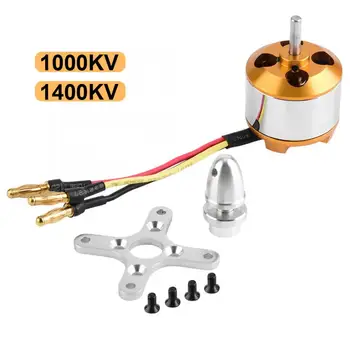 

Brushless Motor-2814 1000/1400KV 2kg Thrust 3-4S Motor for Fixed-wing RC Plane Part